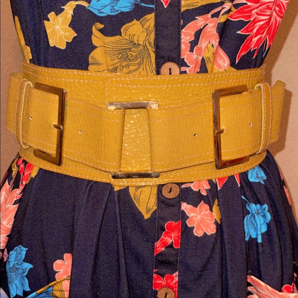 Jessica Bennett Patent Leather Belt